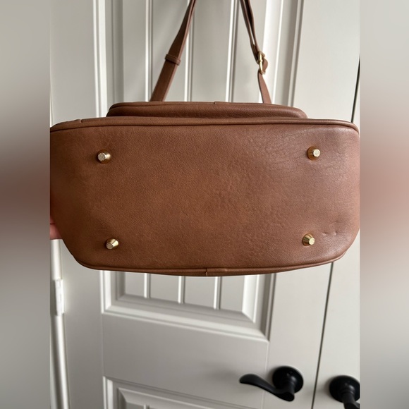 Miztique Brown Faux Leather Laptop Bag/Backpack - Picture 4 of 8